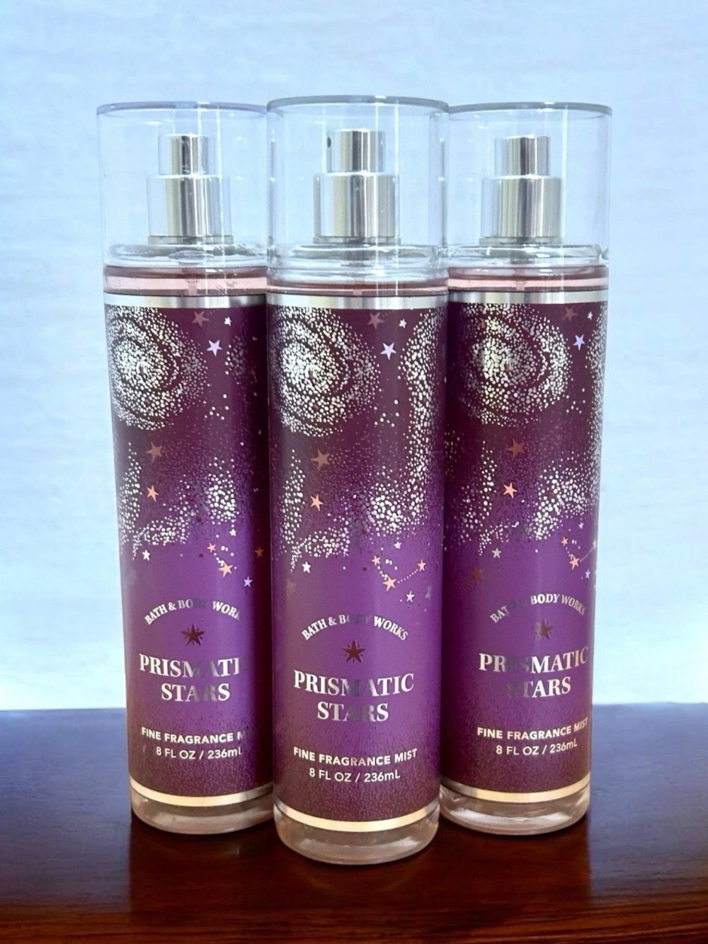 BATH & BODY WORKS PRISMATIC STARS Fine Fragrance Mist X3 *NEW*